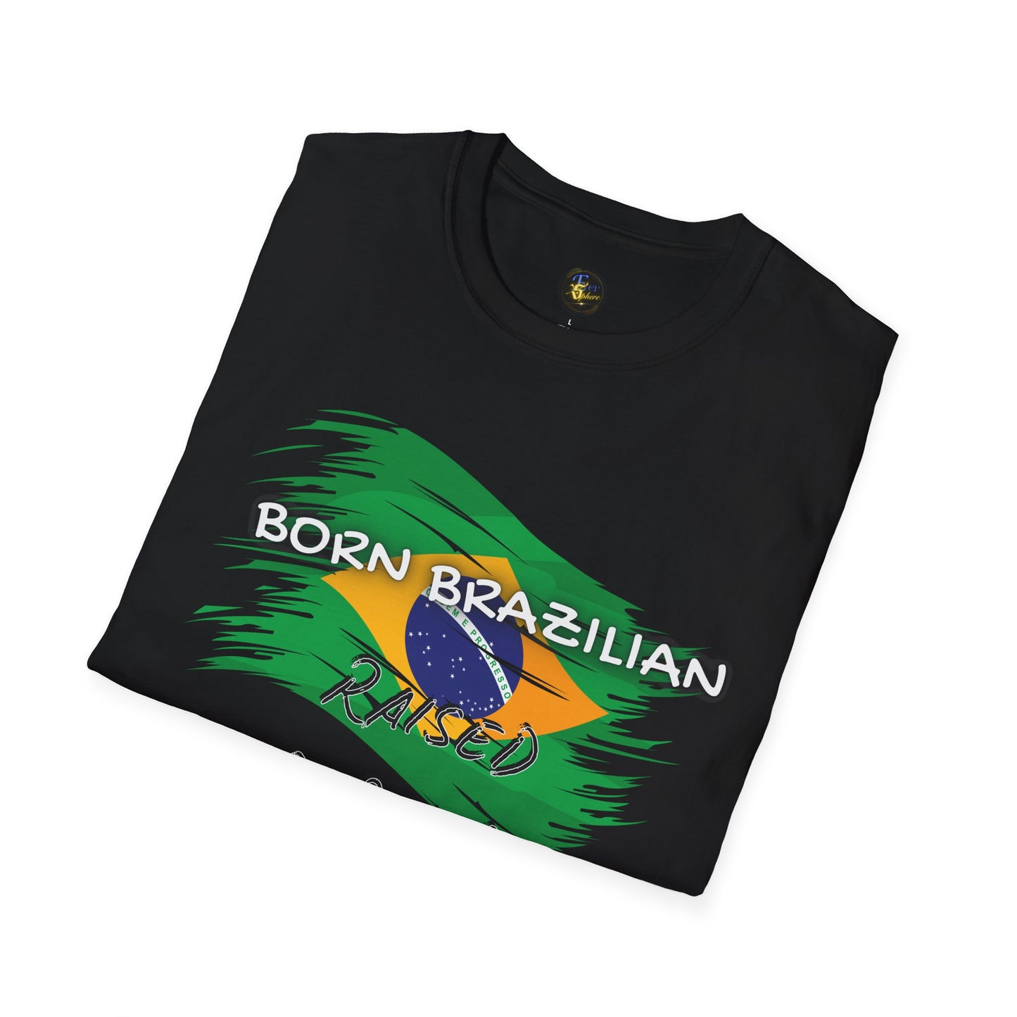 PERSONALIZE Born Brazilian Unisex Cotton T-Shirt - Independent Spirit Tee