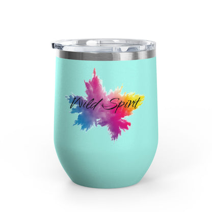 Ukrainian Wild Spirit Girl Travel Mug   Size 12oz
