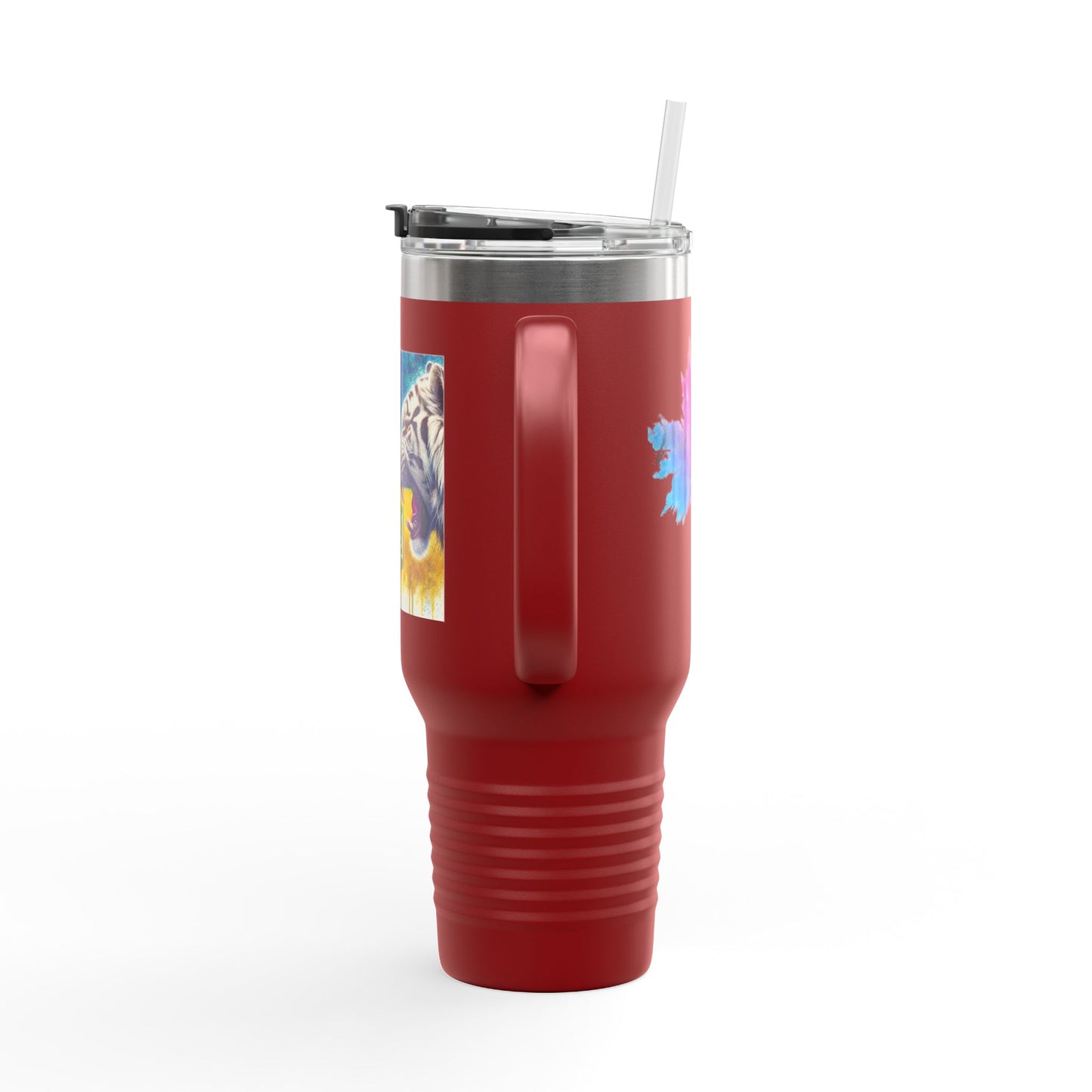 Ukrainian Wild Spirit  Girl Travel Mug, 40oz