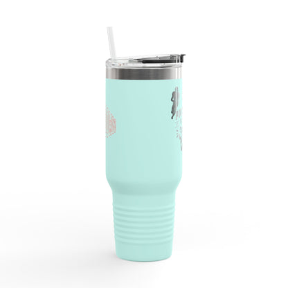 Football Season Touchdown Sporty Insulated Travel Mug, 40oz