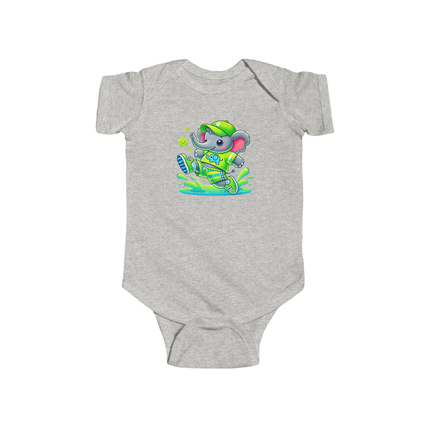 Baby Bright Stars & Big Smiles Short Sleeve Bodysuit