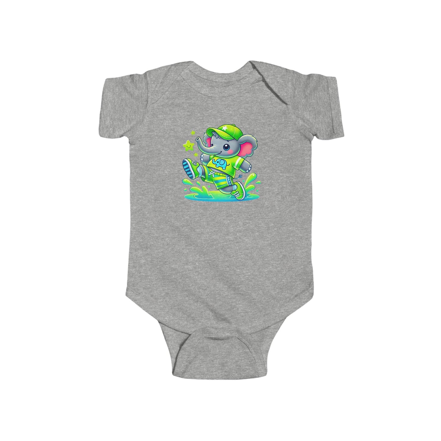 Baby Bright Stars & Big Smiles Short Sleeve Bodysuit