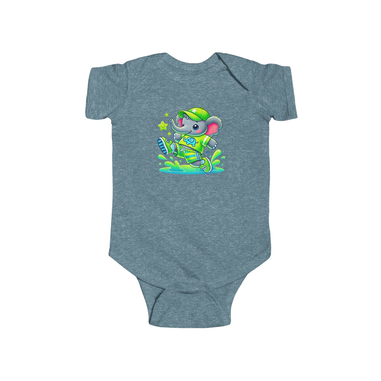 Baby Bright Stars & Big Smiles Short Sleeve Bodysuit