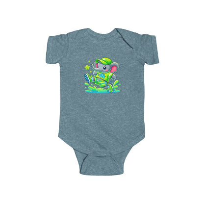 Baby Bright Stars & Big Smiles Short Sleeve Bodysuit