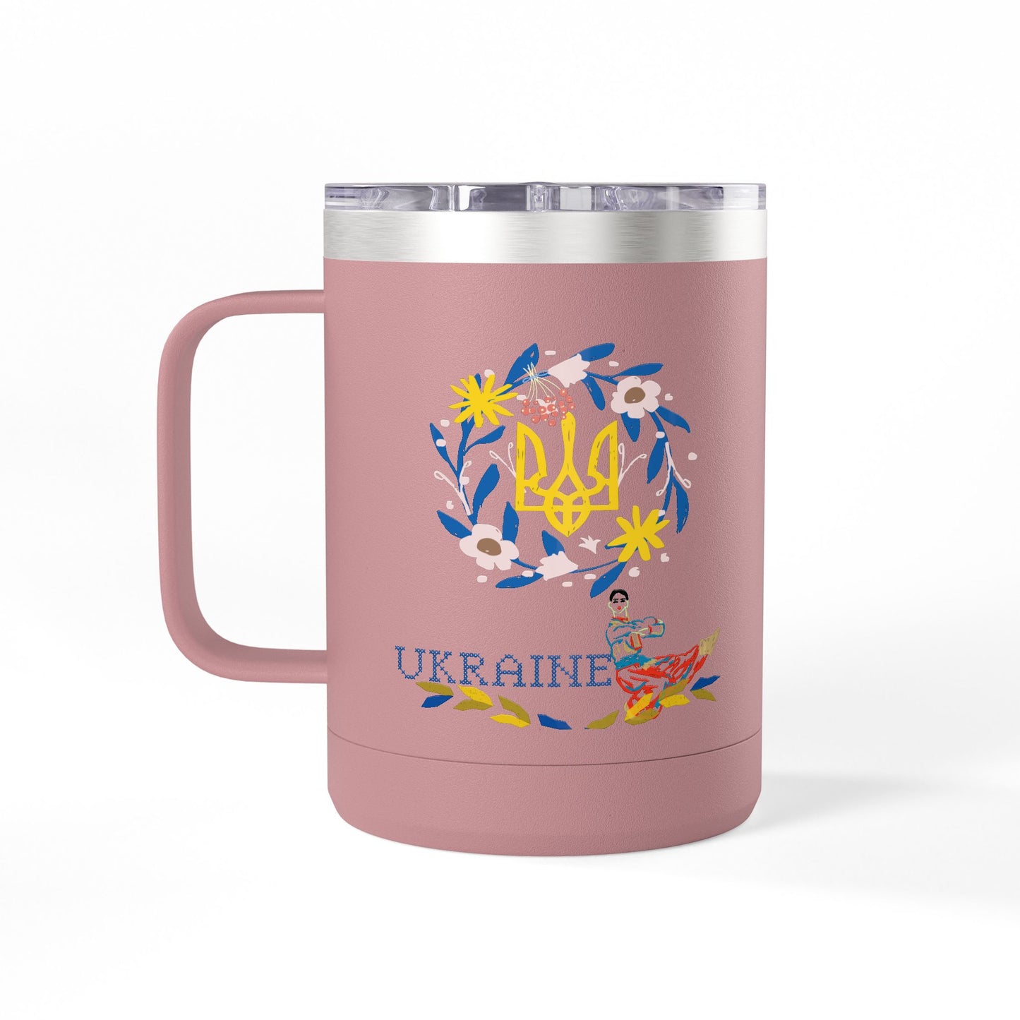 Ukrainian Kozak  Mug Tumbler, 15oz