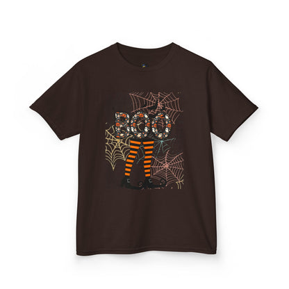 Kids Boo Crew Witch Feet Graphic Tee