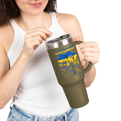 Ukrainian Free Spirit Travel Mug, 40oz