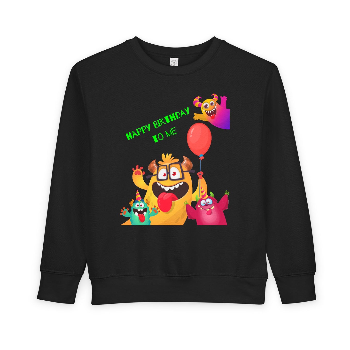 Toddler Happy Birthday Monsters Sweatshirt