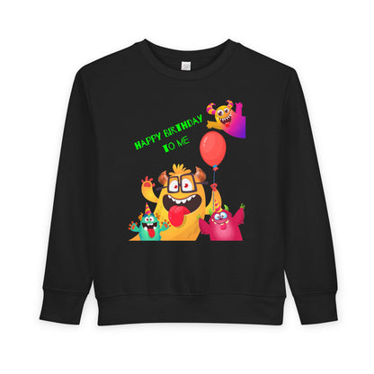Toddler Happy Birthday Monsters Sweatshirt