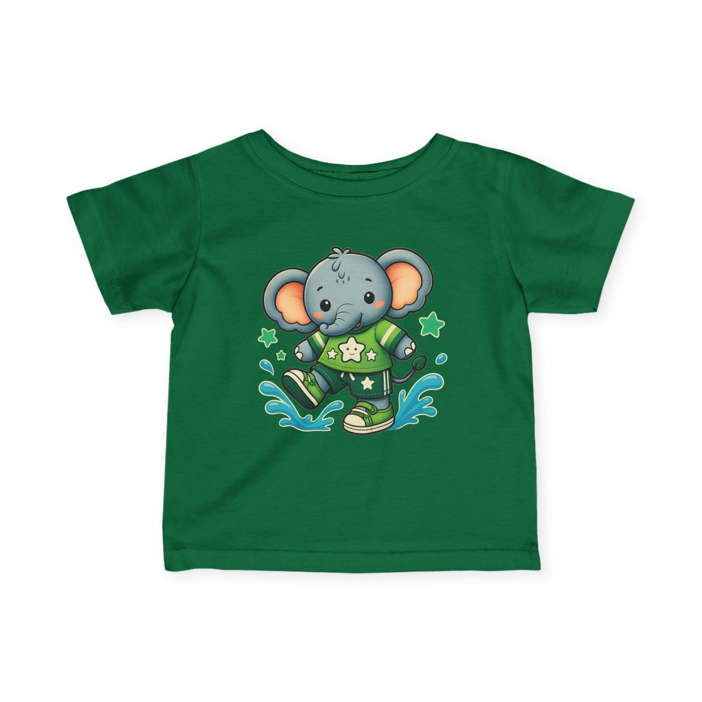 Baby Splash & Dash Elephants Tee
