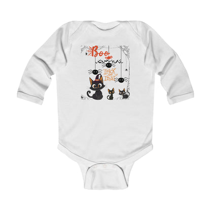 Baby Purr & Scare Long Sleeve Bodysuit