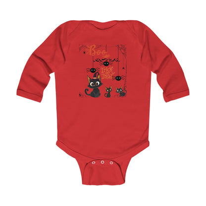 Baby Purr & Scare Long Sleeve Bodysuit