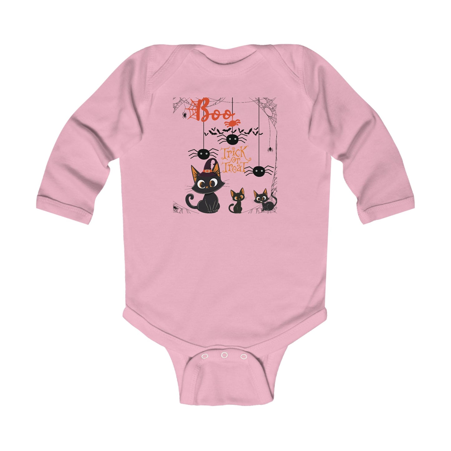 Baby Purr & Scare Long Sleeve Bodysuit