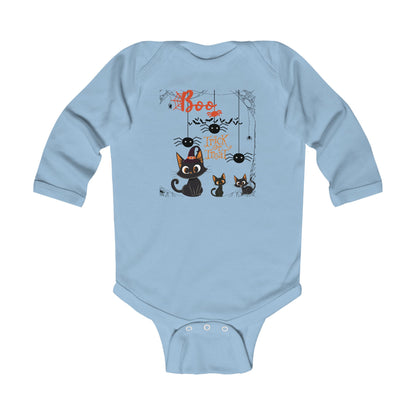 Baby Purr & Scare Long Sleeve Bodysuit