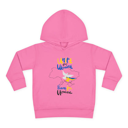 Toddler Peace for Ukraine Design Fleece Hoodie