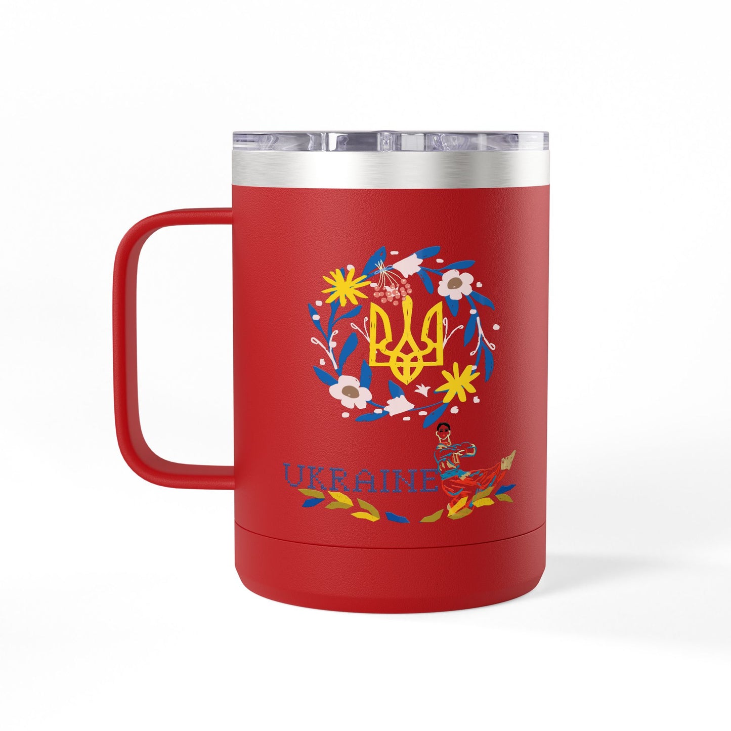 Ukrainian Kozak  Mug Tumbler, 15oz