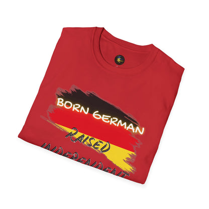 PERSONALIZE Born German Unisex Cotton T-Shirt - Independent Spirit Tee