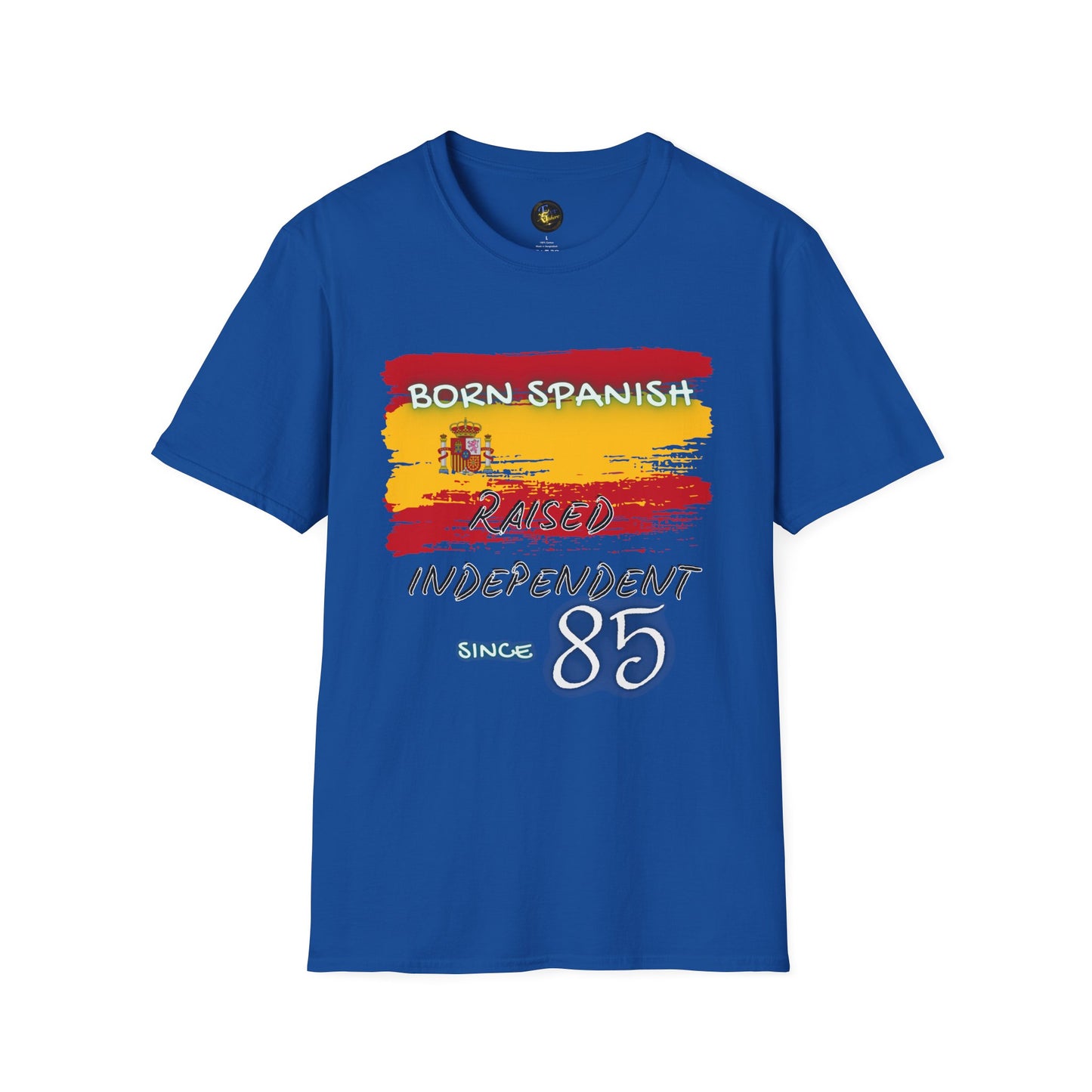PERSONALIZE Born Spanish Unisex Cotton T-Shirt - Independent Spirit Tee