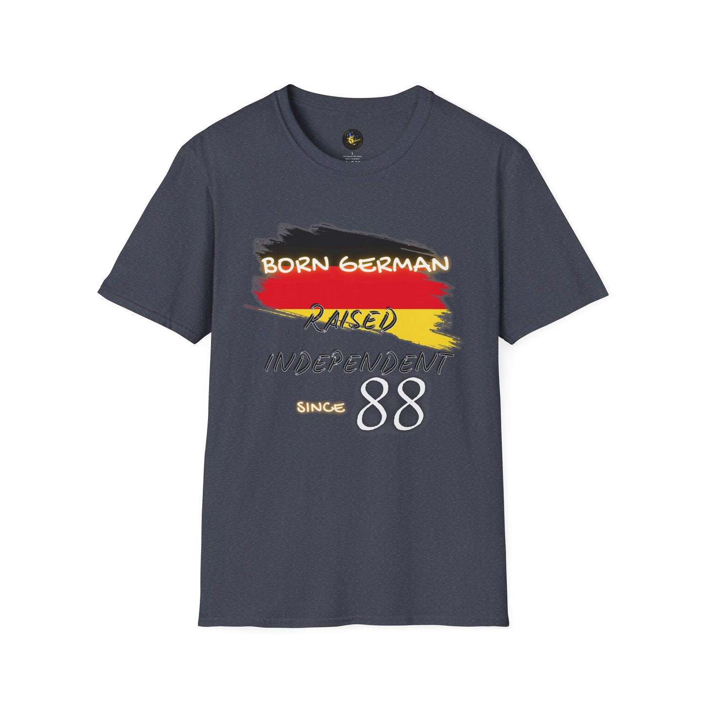 PERSONALIZE Born German Unisex Cotton T-Shirt - Independent Spirit Tee