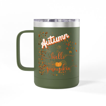 Autumn Coffee Mug Tumbler, 15oz