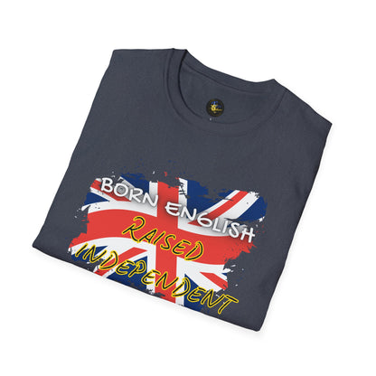 PERSONALIZE Born English Unisex Cotton T-Shirt - Independent Spirit Tee