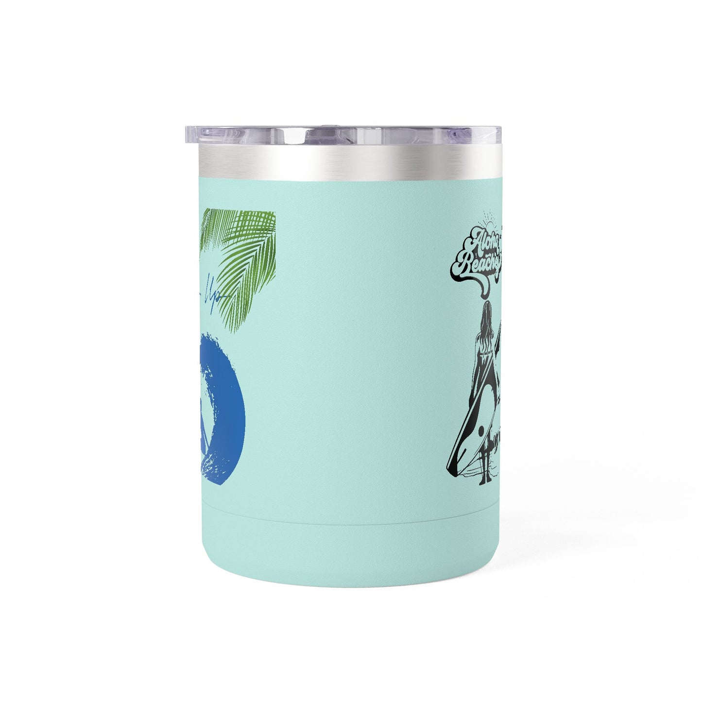 Surfing  Girl Mug Tumbler, 15oz