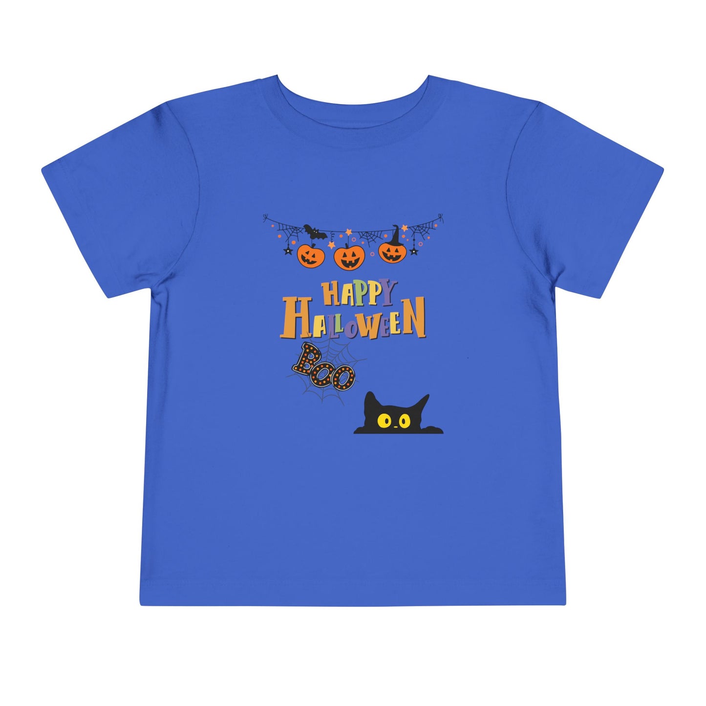 Toddler Black Cat & Pumpkin Patch Tee