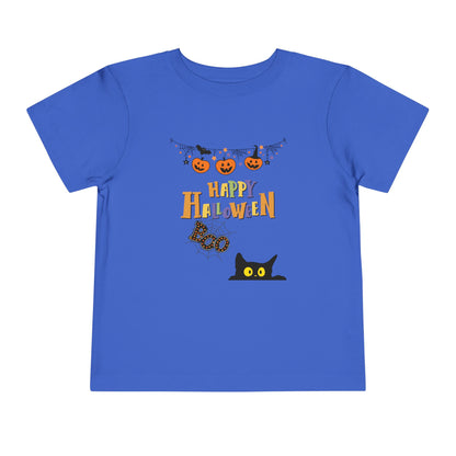 Toddler Black Cat & Pumpkin Patch Tee