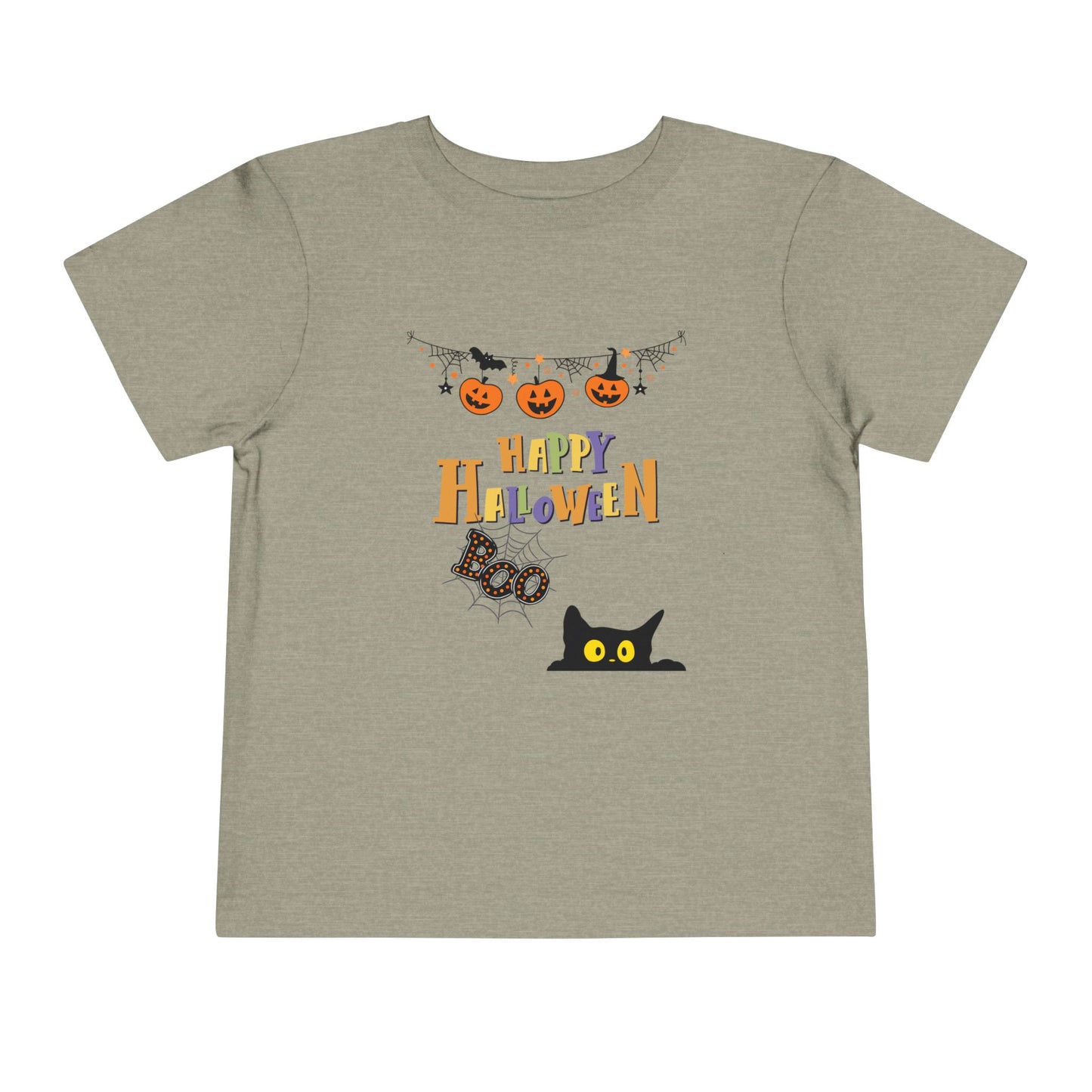 Toddler Black Cat & Pumpkin Patch Tee