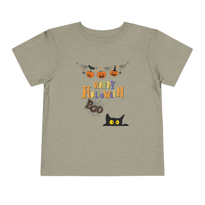 Toddler Black Cat & Pumpkin Patch Tee