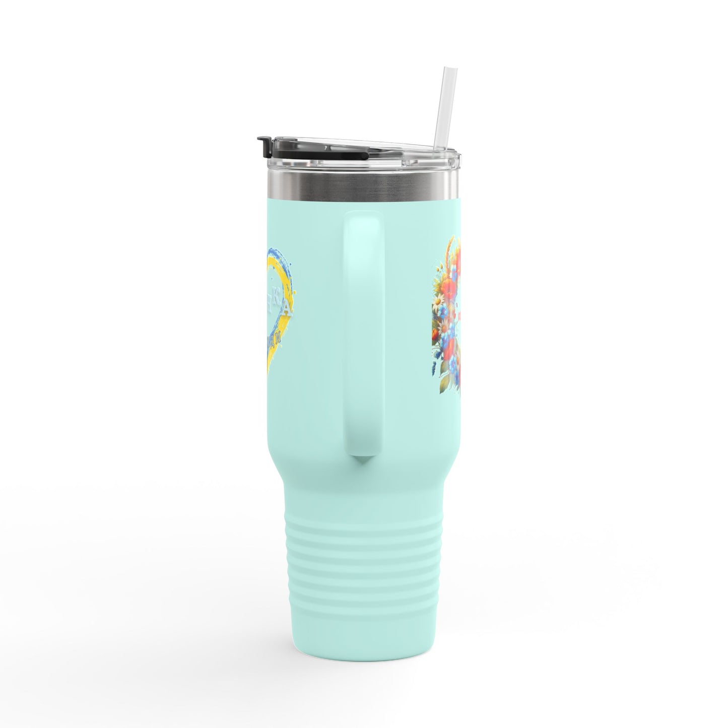 Ukrainian Girl Forever Insulated Travel Mug, 40oz