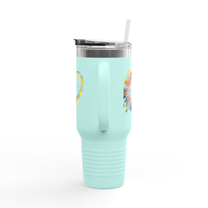 Ukrainian Girl Forever Insulated Travel Mug, 40oz
