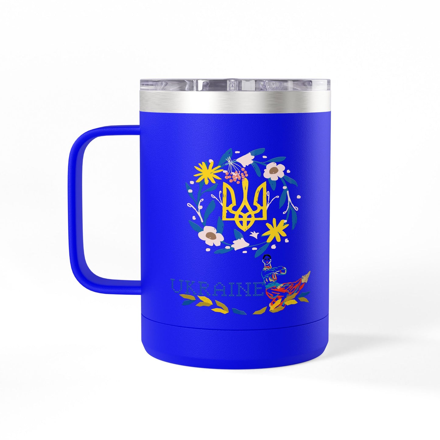 Ukrainian Kozak  Mug Tumbler, 15oz