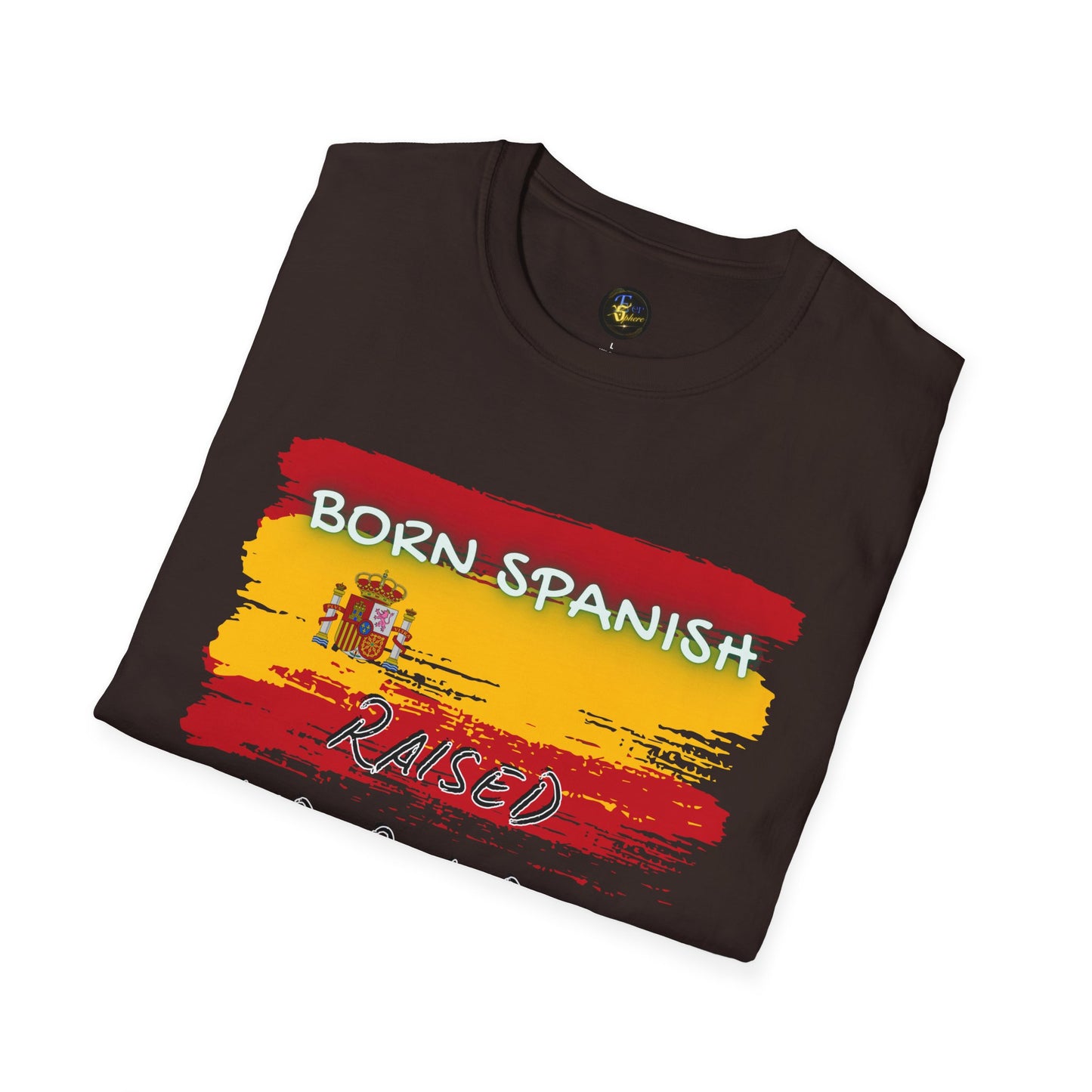 PERSONALIZE Born Spanish Unisex Cotton T-Shirt - Independent Spirit Tee