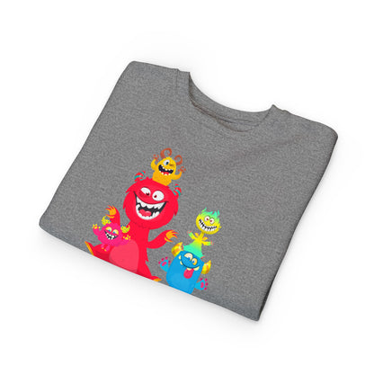 Toddler Colorful Monsters Sweatshirt
