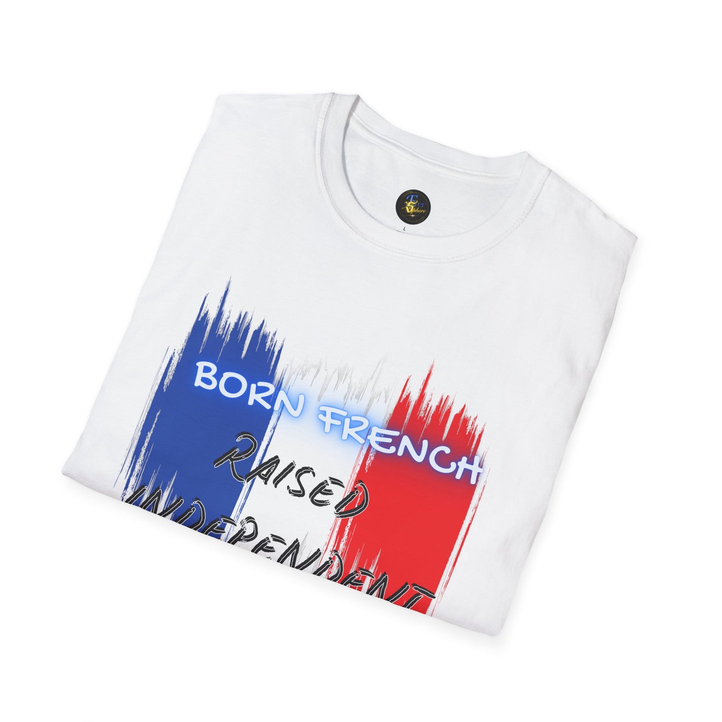 PERSONALIZE Born French Unisex Cotton T-Shirt - Independent Spirit Tee