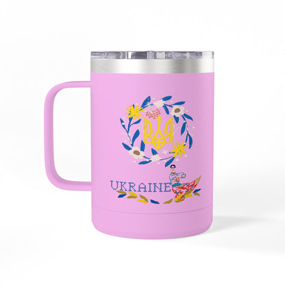 Ukrainian Kozak  Mug Tumbler, 15oz