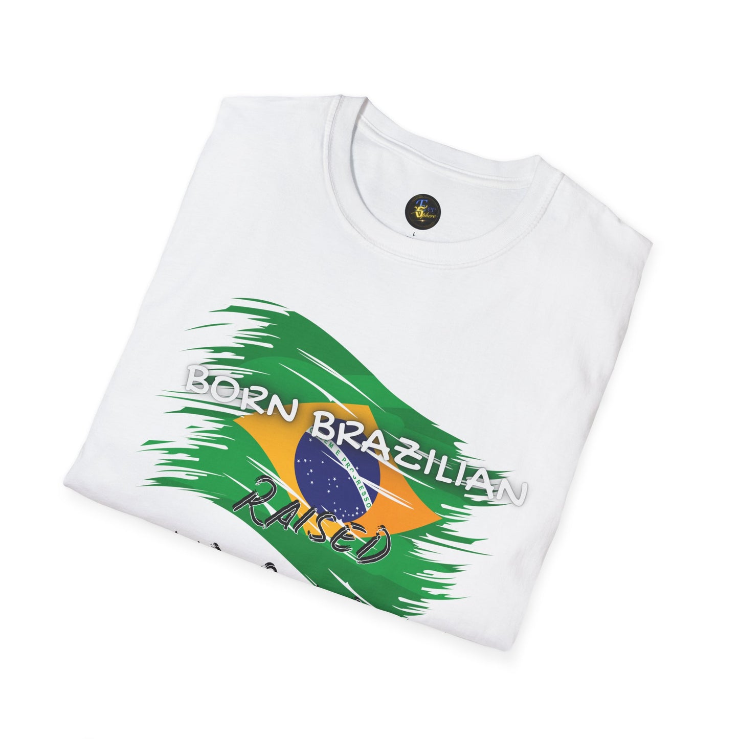 PERSONALIZE Born Brazilian Unisex Cotton T-Shirt - Independent Spirit Tee