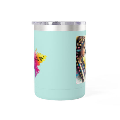 Ukrainian Wild Spirit Girl Mug Tumbler, 15oz