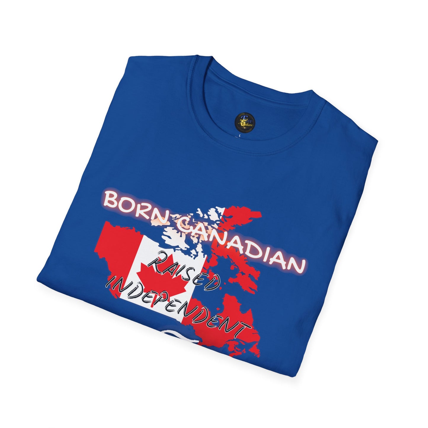 PERSONALIZE Born Canadian Unisex Cotton T-Shirt - Independent Spirit Tee