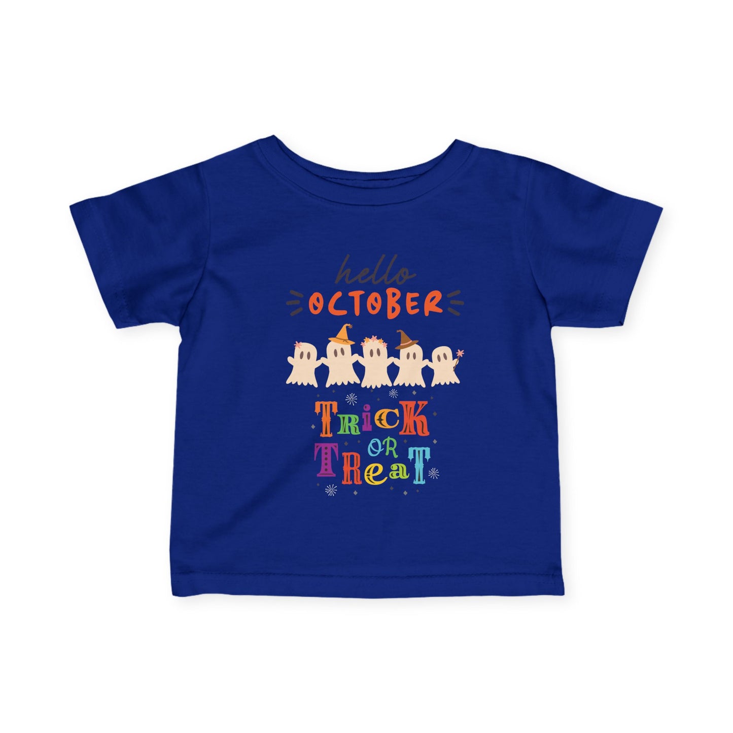 Baby Spooky Rainbow Trick-or-Treat Top Tee