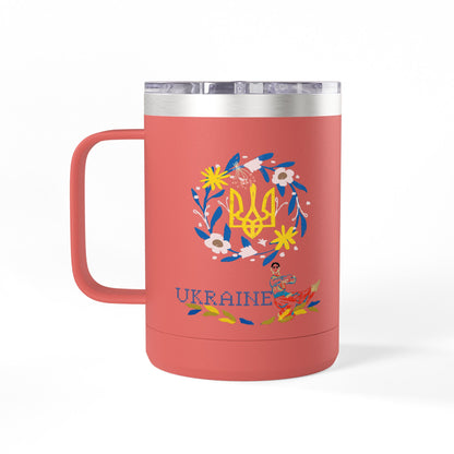 Ukrainian Kozak  Mug Tumbler, 15oz