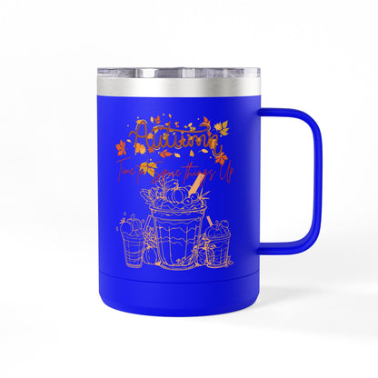 Autumn Coffee Mug Tumbler, 15oz