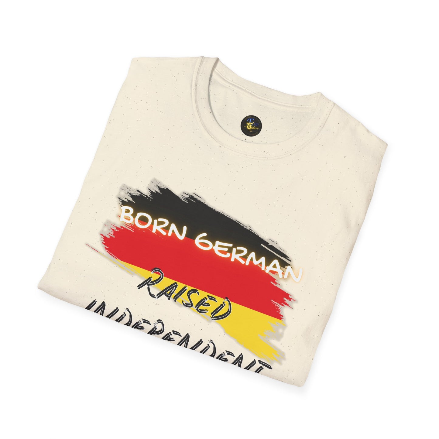 PERSONALIZE Born German Unisex Cotton T-Shirt - Independent Spirit Tee