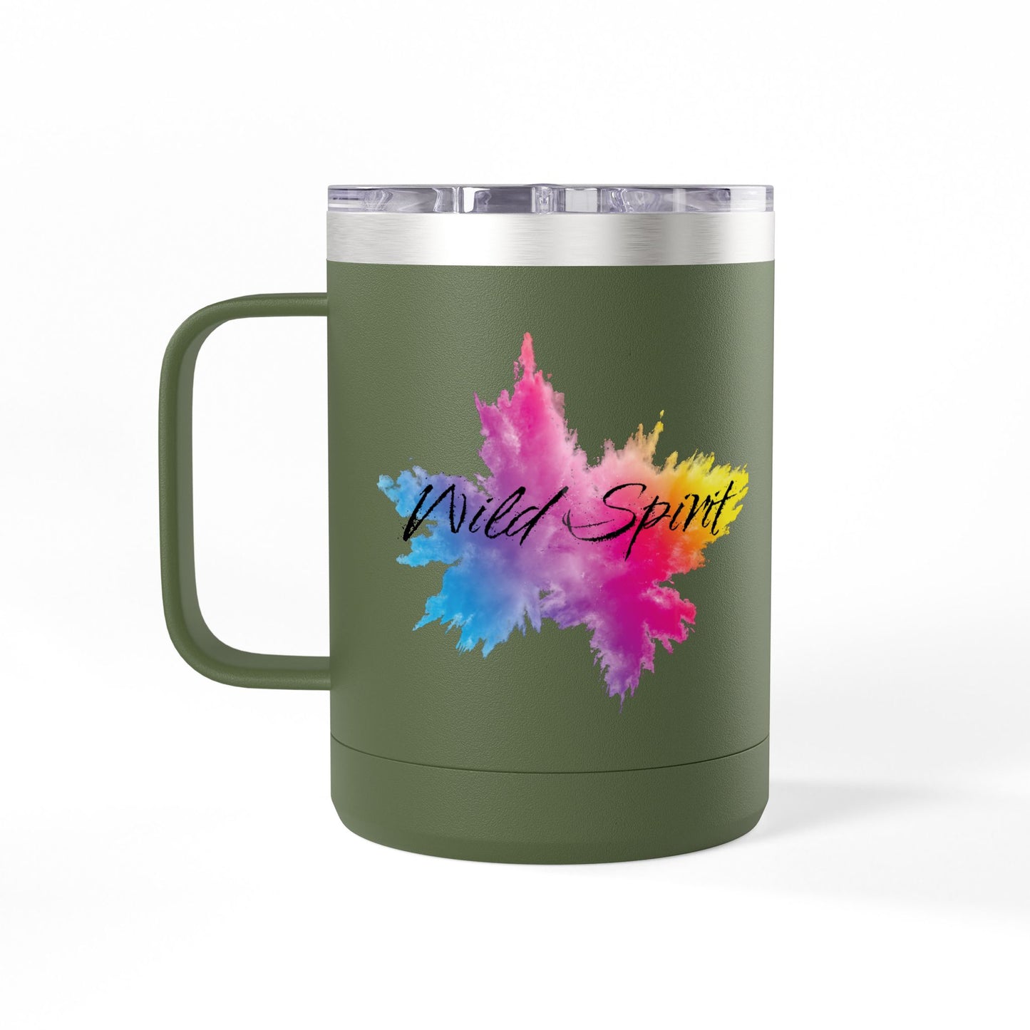 Ukrainian Wild Spirit Girl Mug Tumbler, 15oz