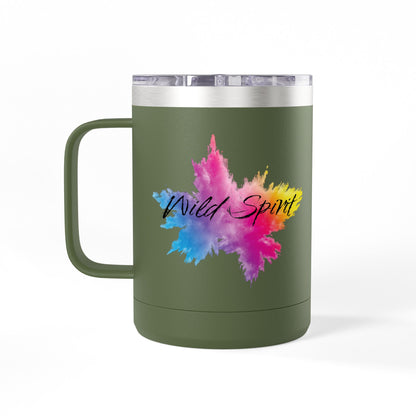 Ukrainian Wild Spirit Girl Mug Tumbler, 15oz