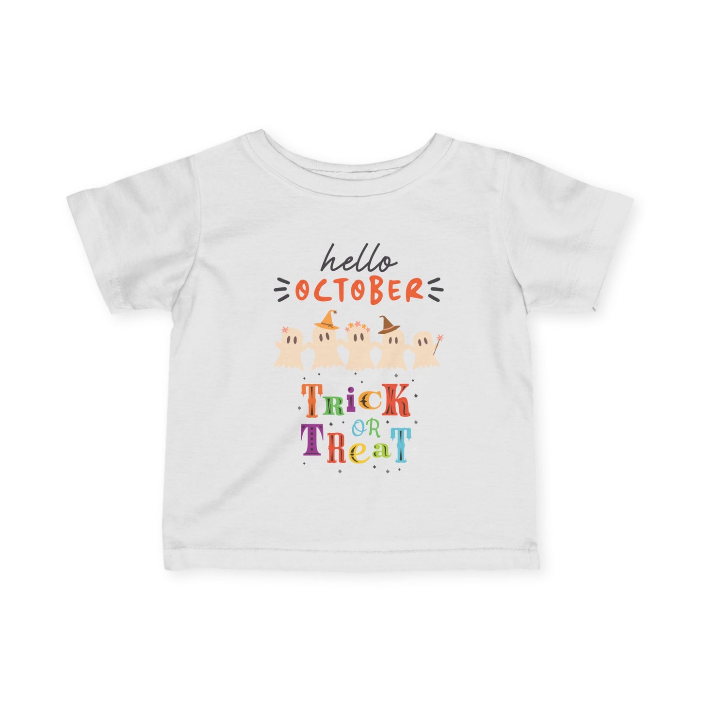 Baby Spooky Rainbow Trick-or-Treat Top Tee