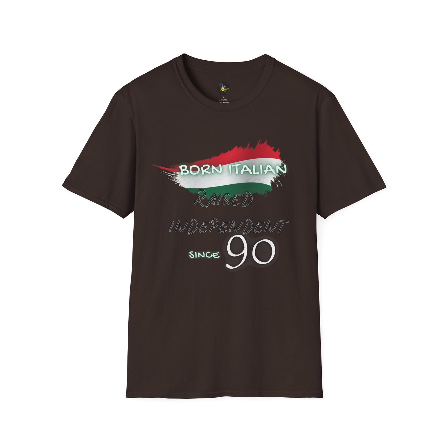 PERSONALIZE Born Italian Cotton T-Shirt - Independent Spirit Tee