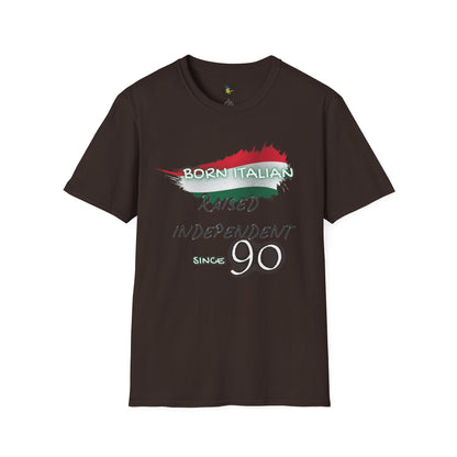 PERSONALIZE Born Italian Cotton T-Shirt - Independent Spirit Tee
