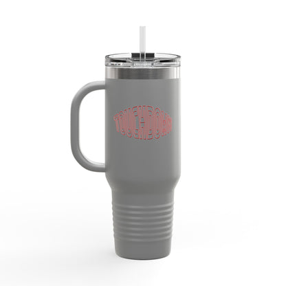 Football Season Touchdown Sporty Insulated Travel Mug, 40oz